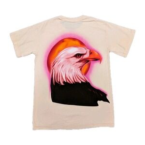 Travis Scott Birds In The Trap Toyota Pop up Eagle Tee Shirt Mens Small‎ Beige